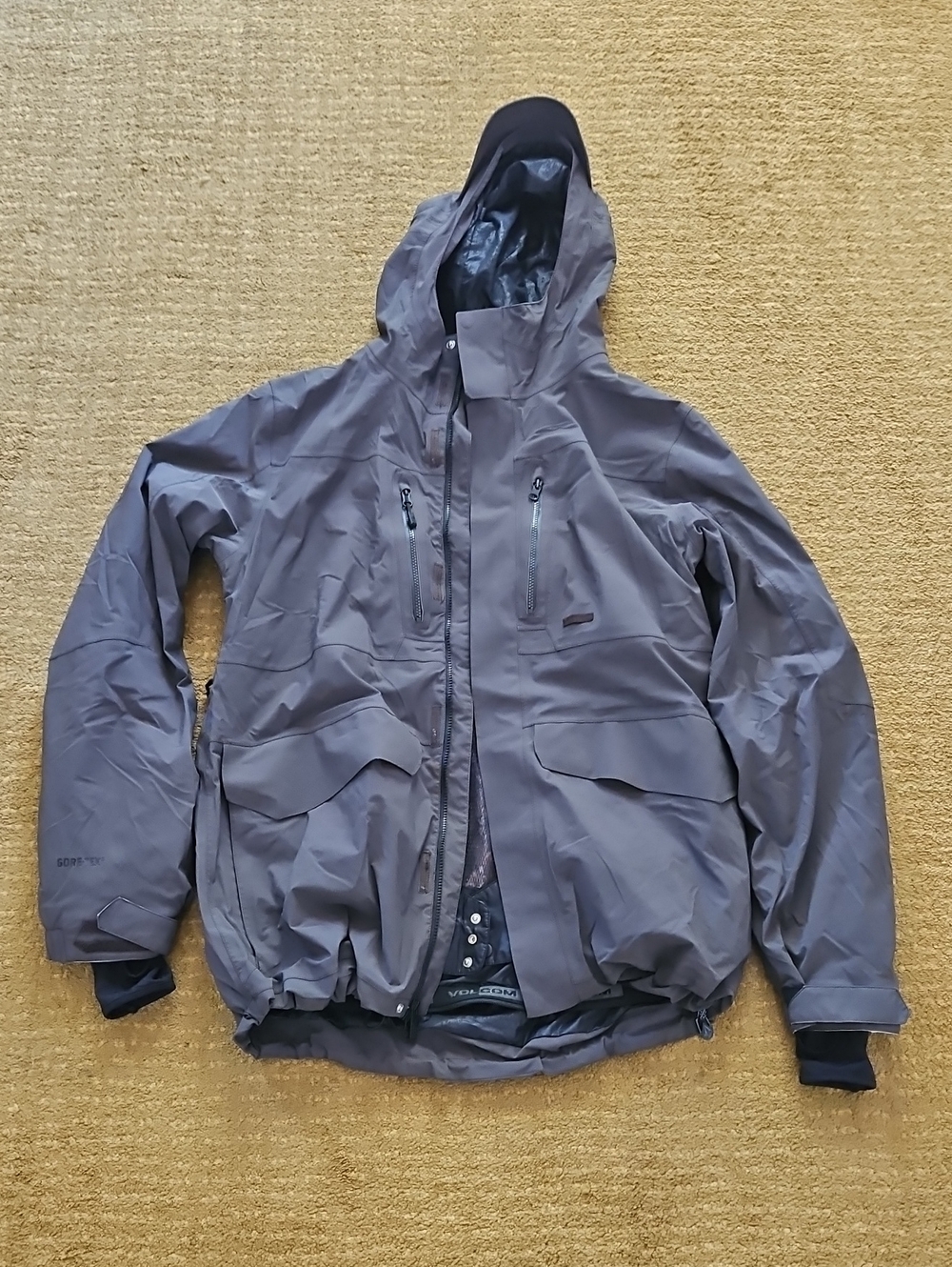 Volcom GORE-TEX Drop Tail Snowboard Jacket Gray XL